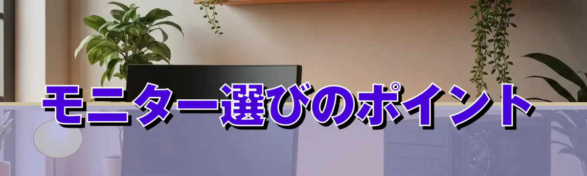 モニター選びのポイント