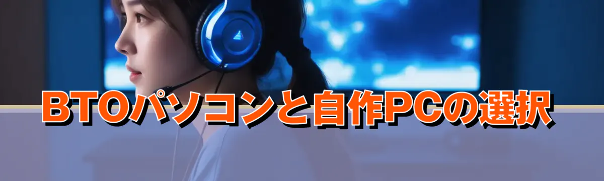 BTOパソコンと自作PCの選択
