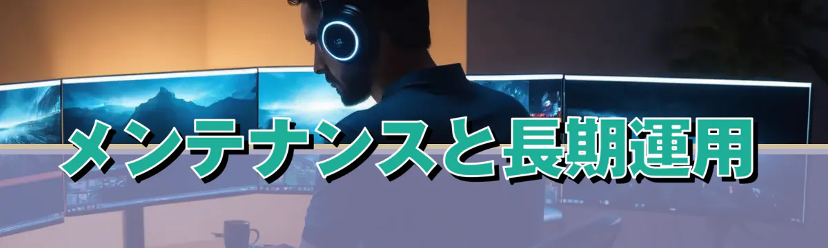 メンテナンスと長期運用