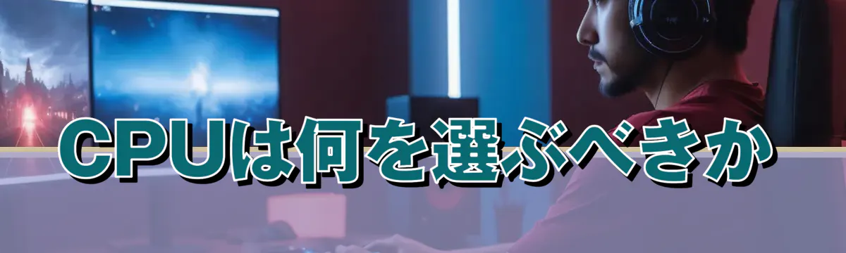 CPUは何を選ぶべきか
