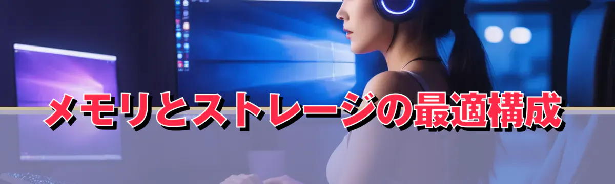 メモリとストレージの最適構成