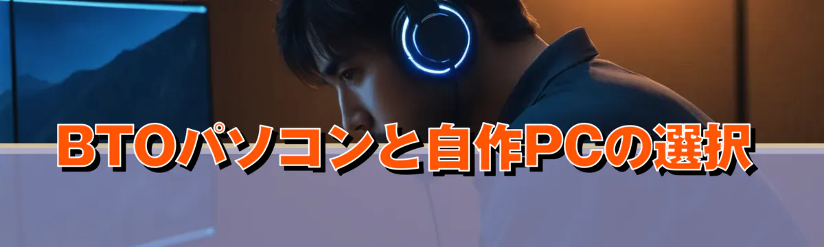BTOパソコンと自作PCの選択