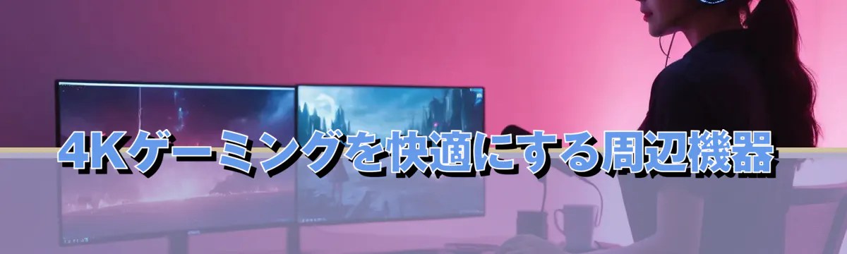 4Kゲーミングを快適にする周辺機器