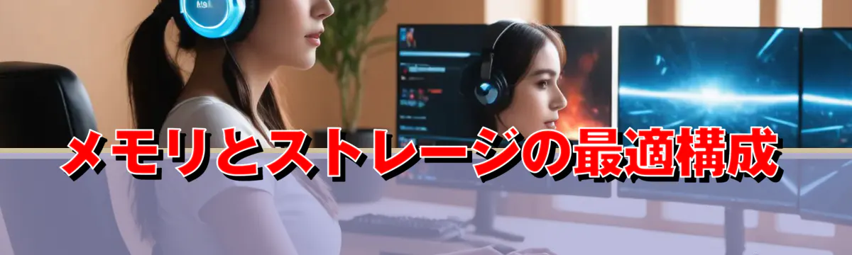 メモリとストレージの最適構成