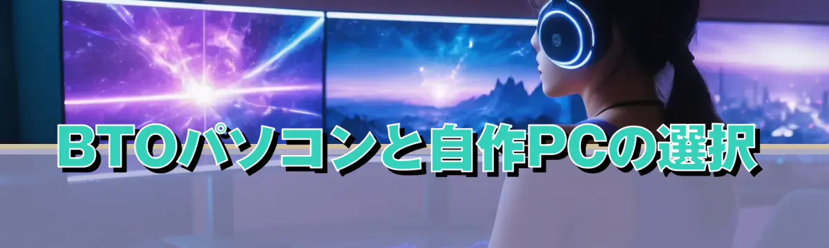 BTOパソコンと自作PCの選択