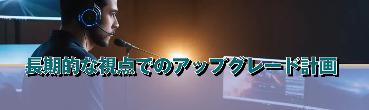 長期的な視点でのアップグレード計画