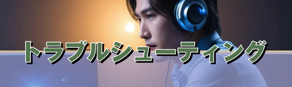 トラブルシューティング