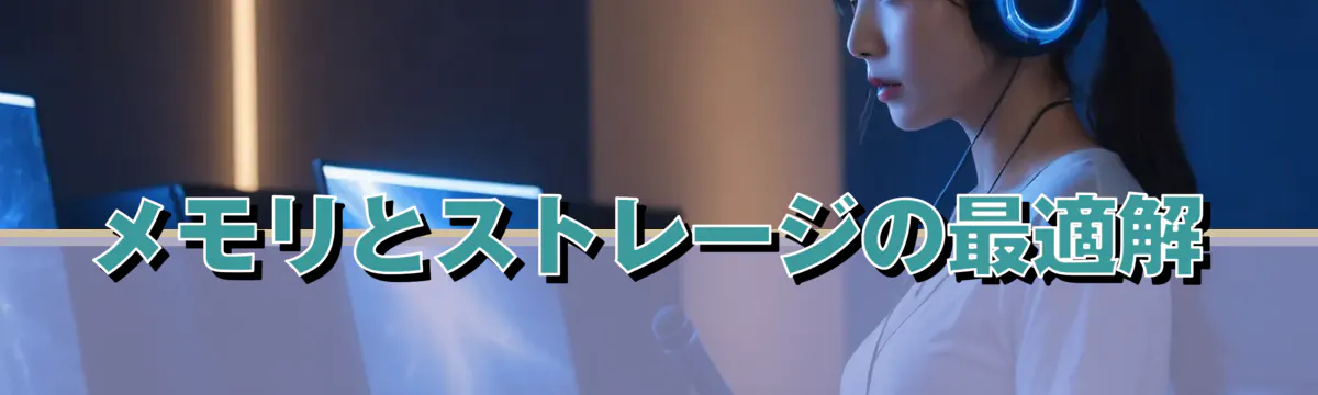 メモリとストレージの最適解