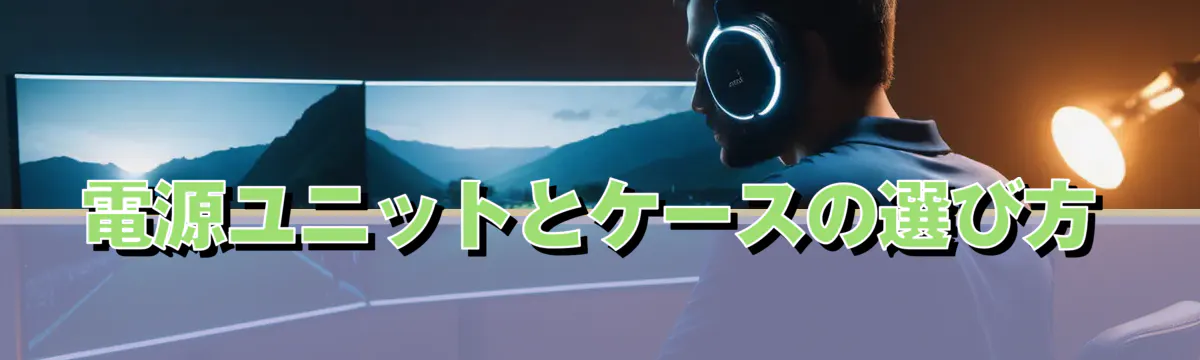 電源ユニットとケースの選び方