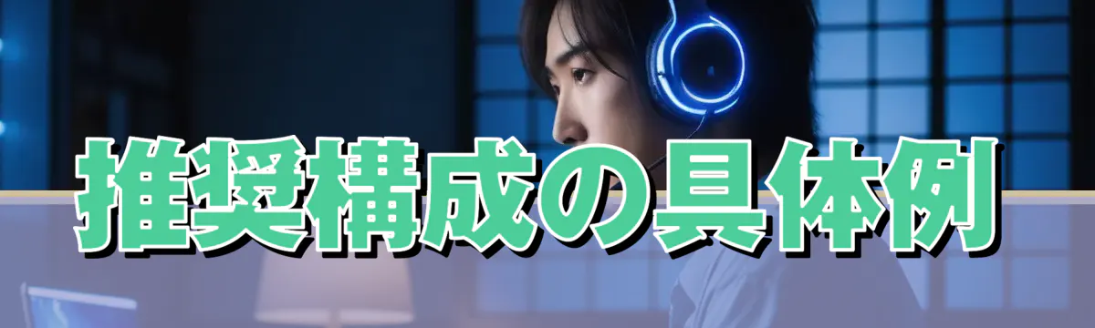 推奨構成の具体例