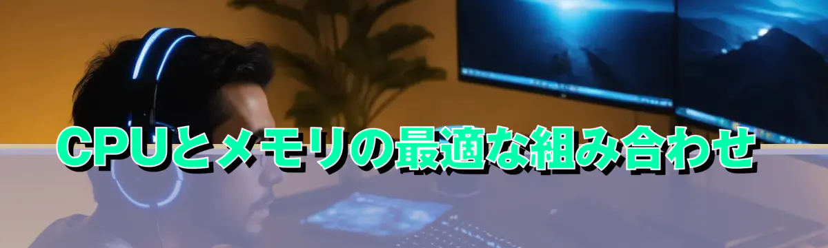 CPUとメモリの最適な組み合わせ
