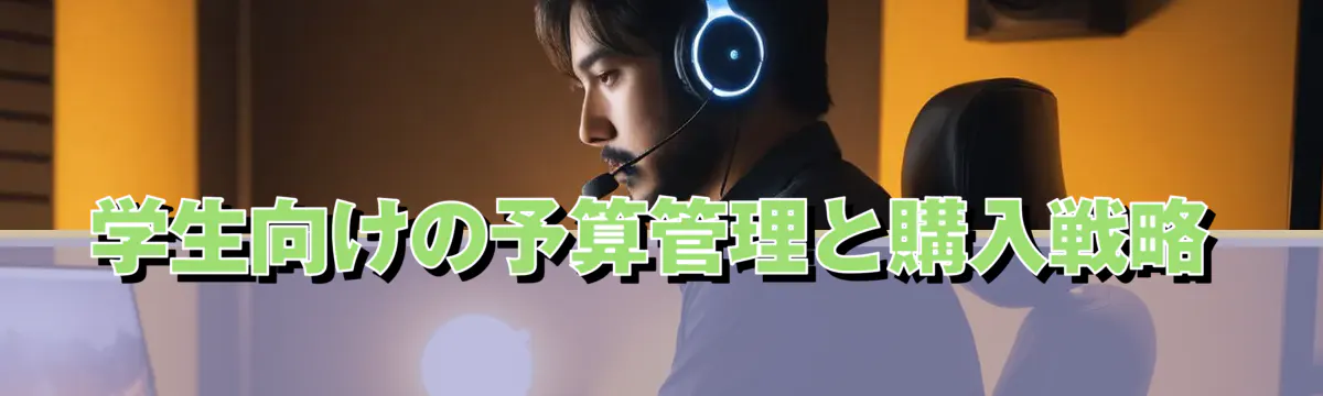学生向けの予算管理と購入戦略