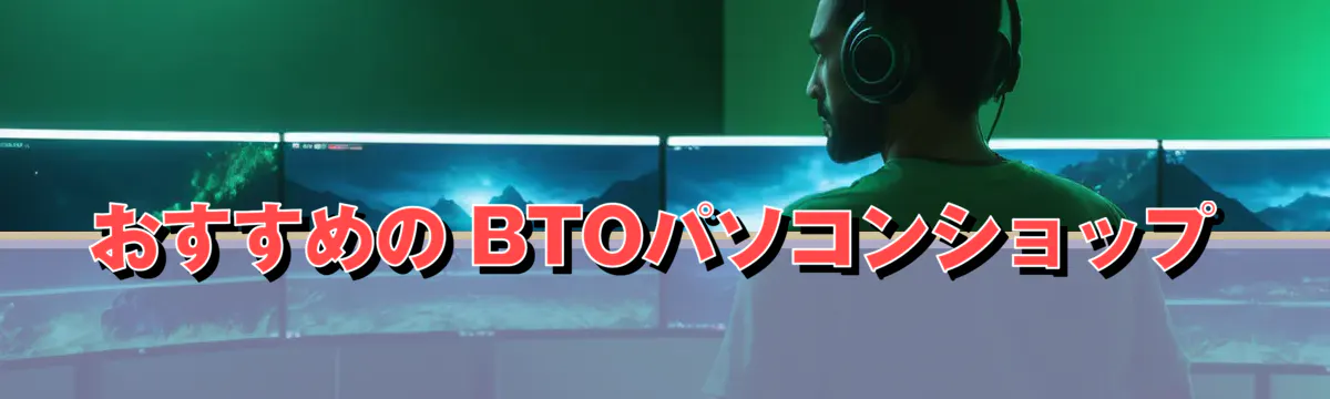 おすすめの BTOパソコンショップ