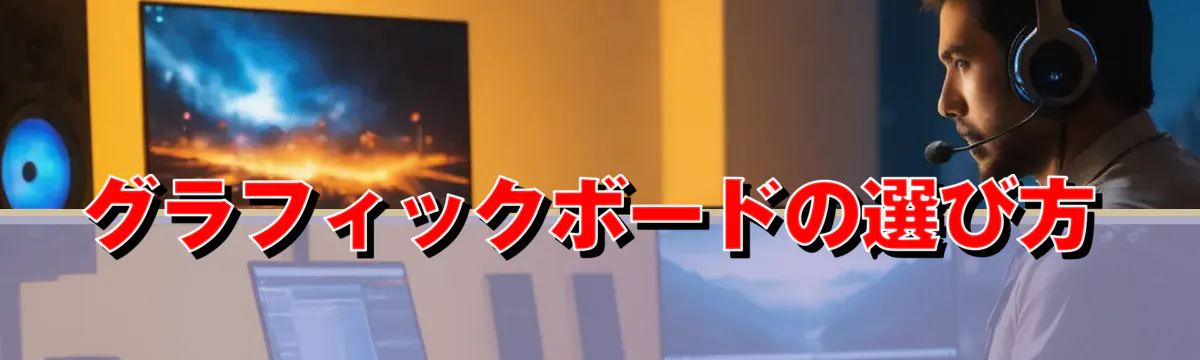 グラフィックボードの選び方