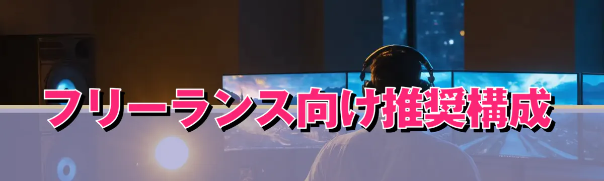 フリーランス向け推奨構成