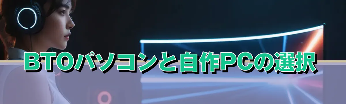 BTOパソコンと自作PCの選択