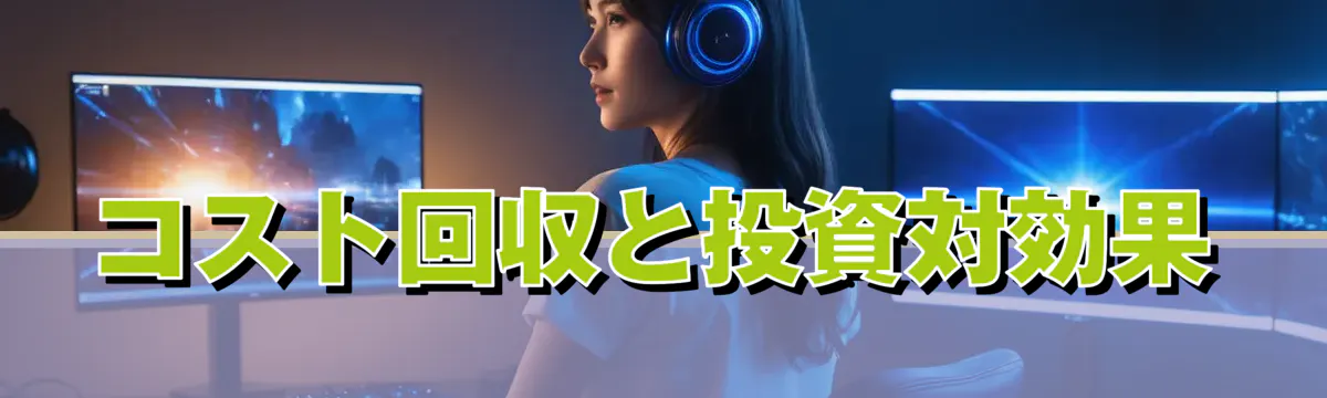 コスト回収と投資対効果