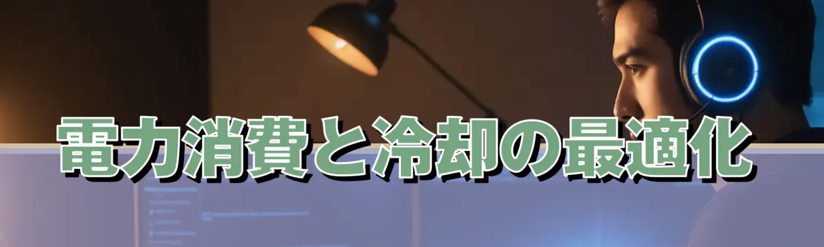 電力消費と冷却の最適化
