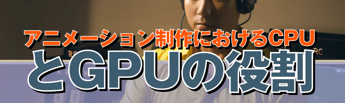 アニメーション制作におけるCPUとGPUの役割