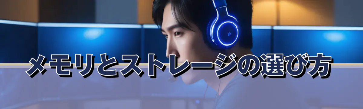 メモリとストレージの選び方