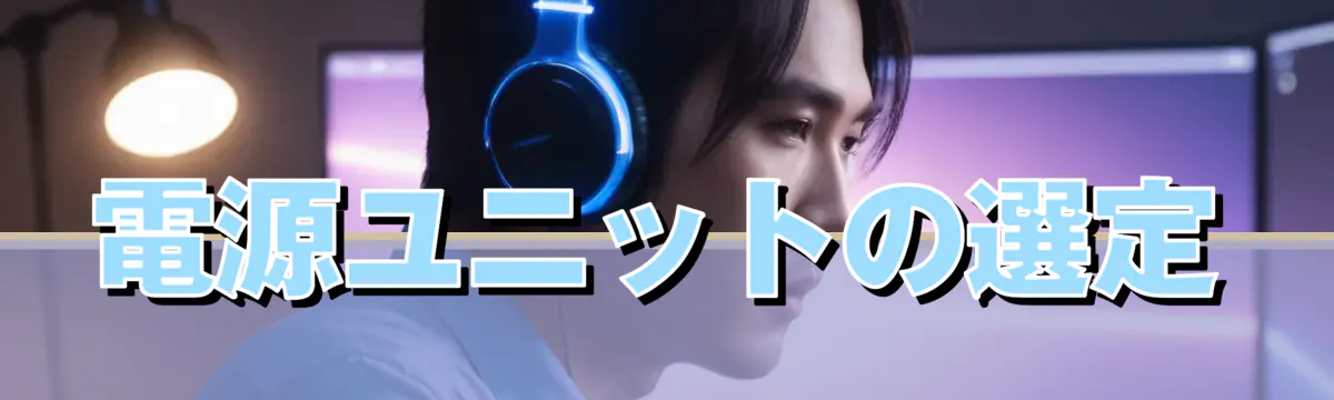 電源ユニットの選定