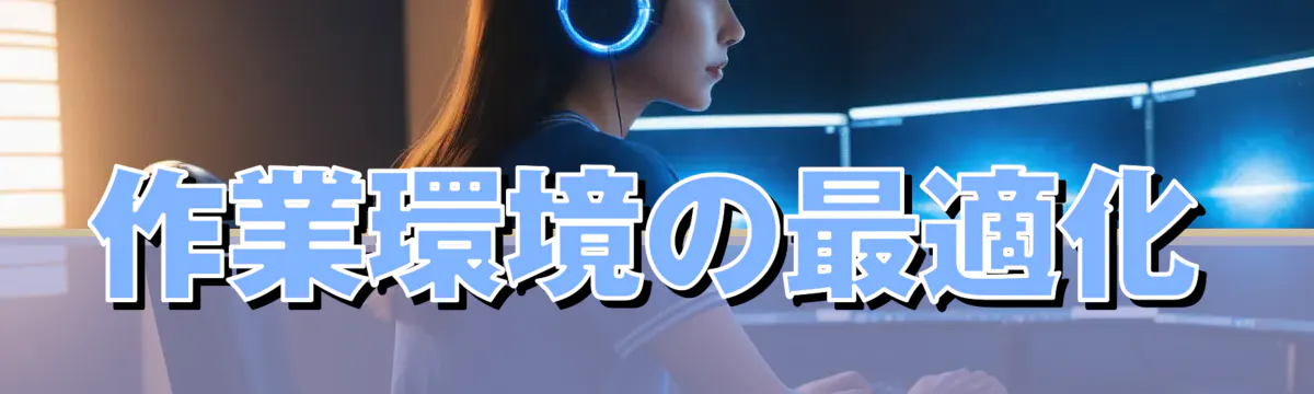 作業環境の最適化