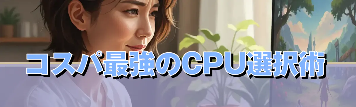 コスパ最強のCPU選択術