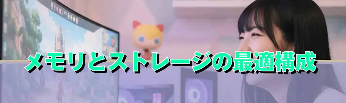 メモリとストレージの最適構成