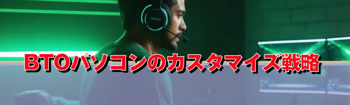 BTOパソコンのカスタマイズ戦略