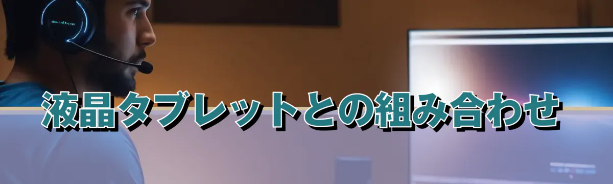 液晶タブレットとの組み合わせ