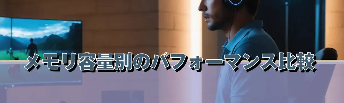 メモリ容量別のパフォーマンス比較