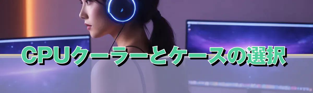 CPUクーラーとケースの選択