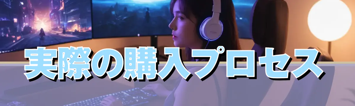 実際の購入プロセス