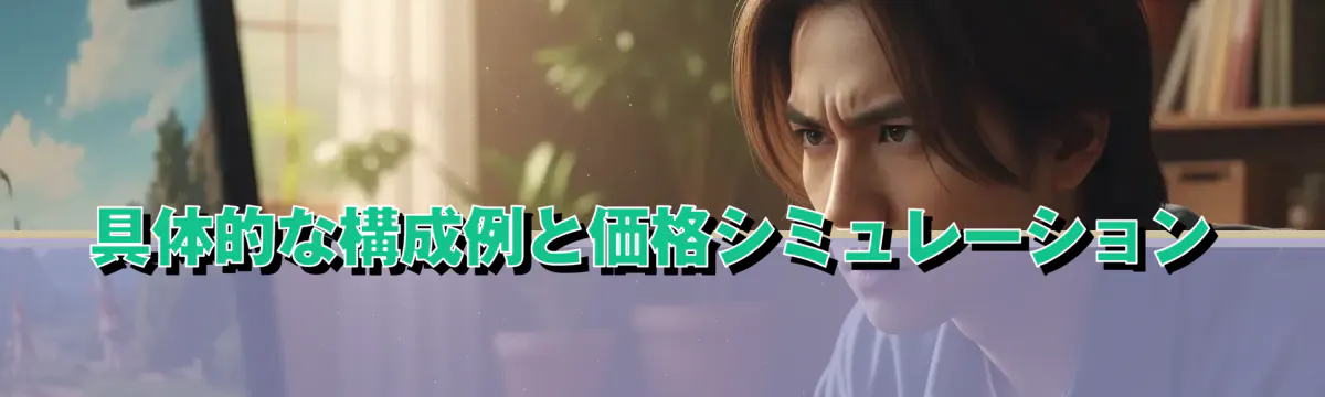 具体的な構成例と価格シミュレーション