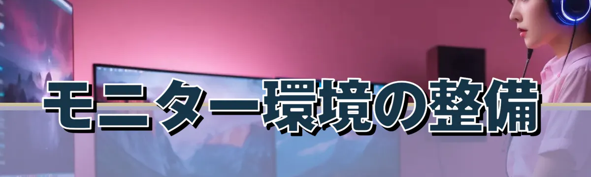 モニター環境の整備