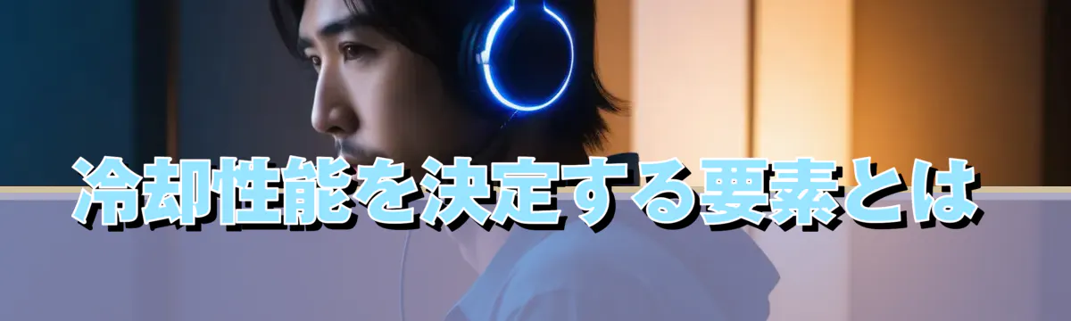 冷却性能を決定する要素とは