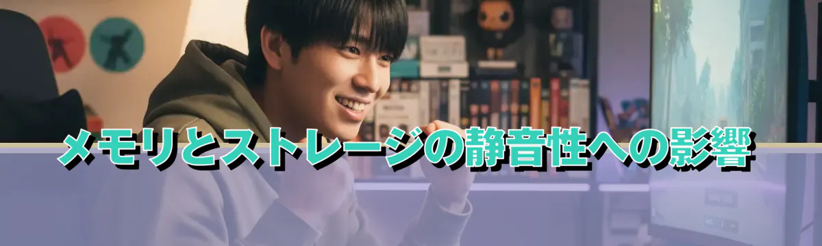 メモリとストレージの静音性への影響