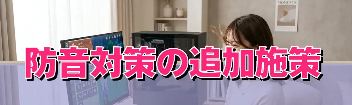 防音対策の追加施策