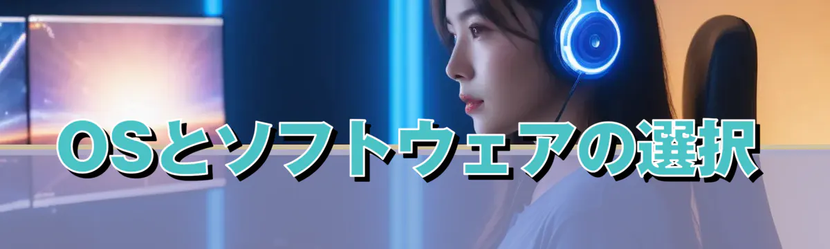 OSとソフトウェアの選択
