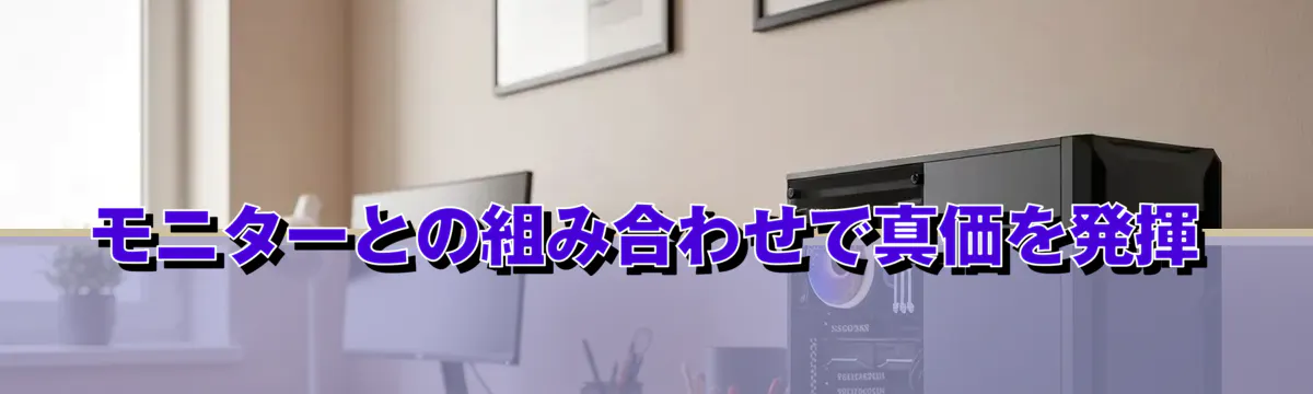 モニターとの組み合わせで真価を発揮