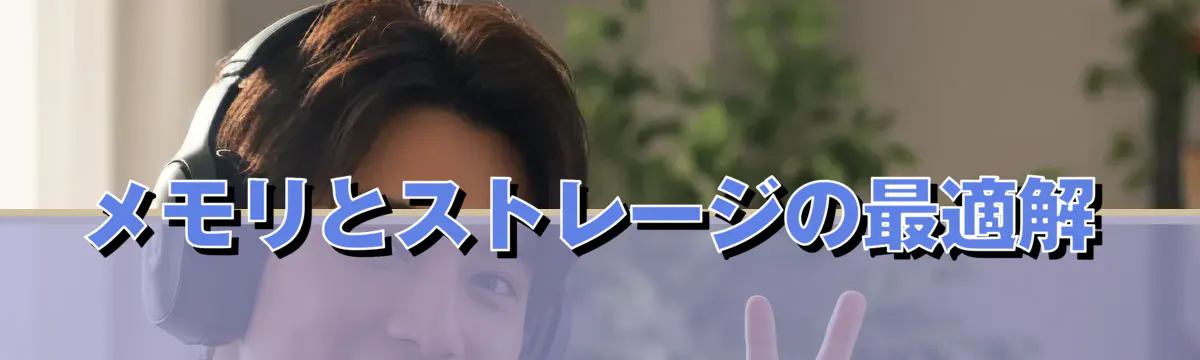 メモリとストレージの最適解