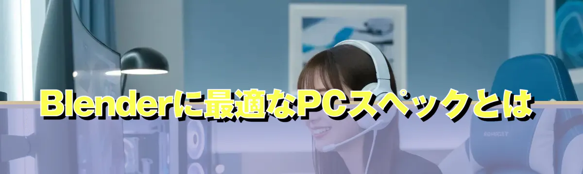 Blenderに最適なPCスペックとは