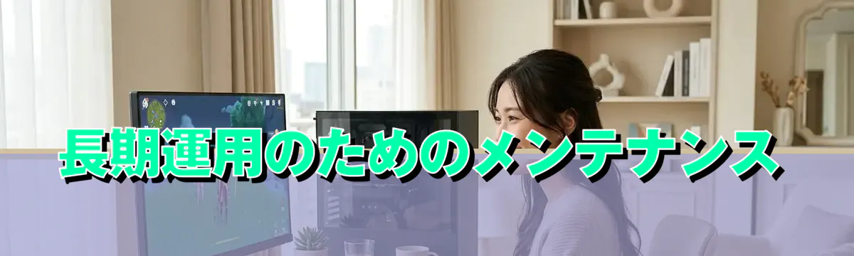 長期運用のためのメンテナンス