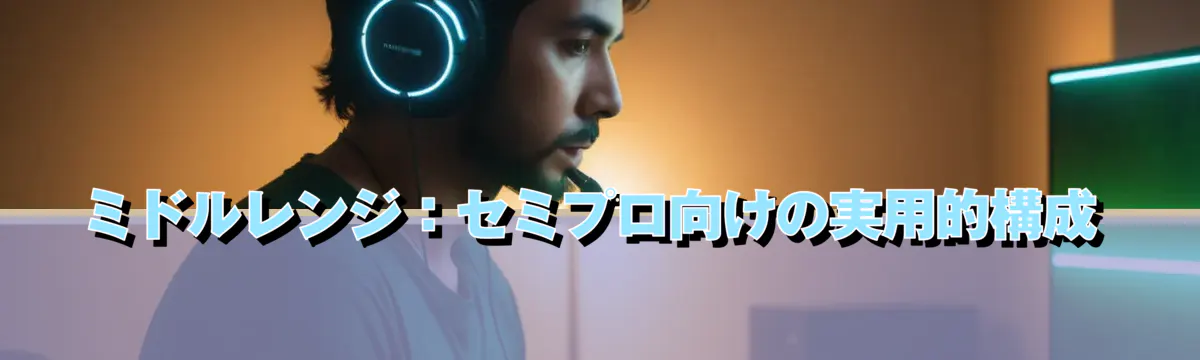 ミドルレンジ：セミプロ向けの実用的構成