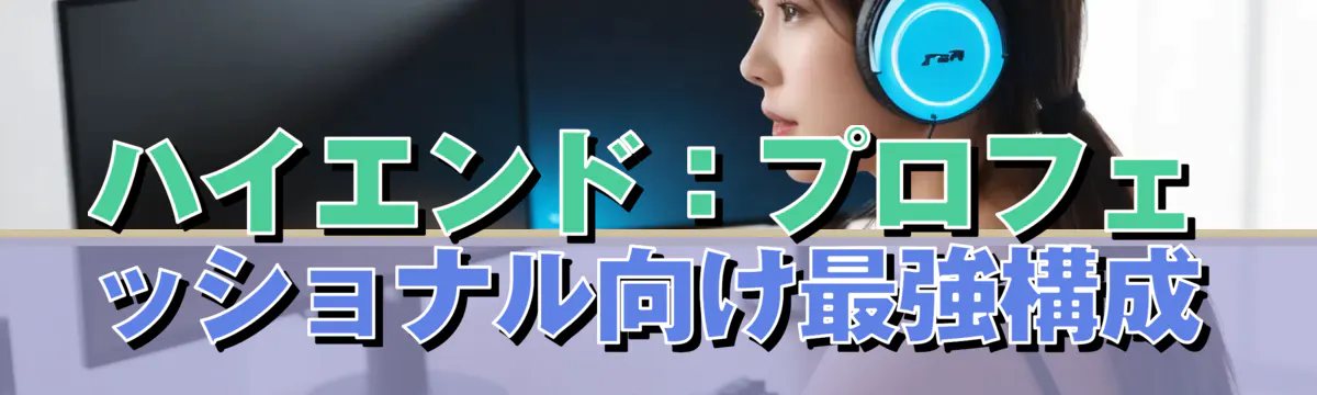 ハイエンド：プロフェッショナル向け最強構成