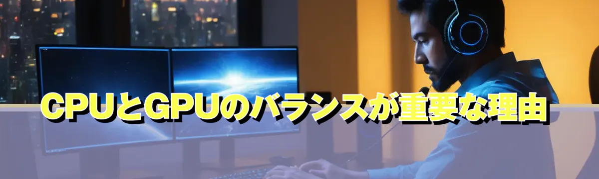 CPUとGPUのバランスが重要な理由