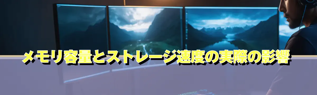 メモリ容量とストレージ速度の実際の影響