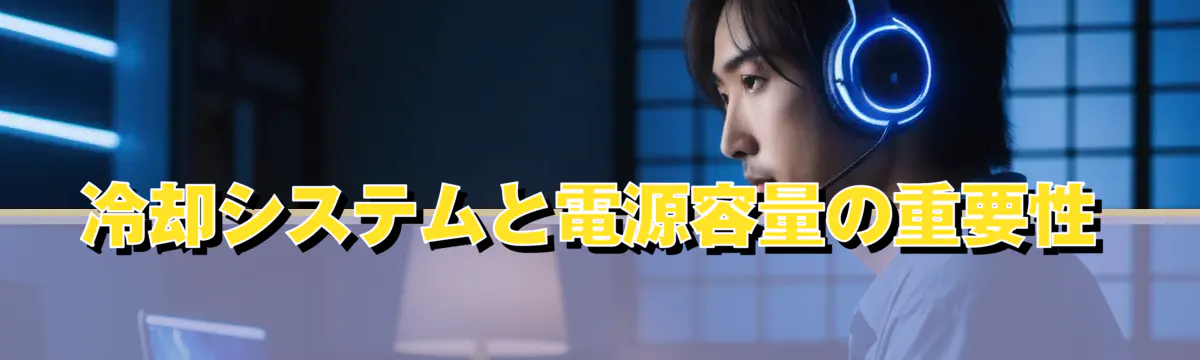 冷却システムと電源容量の重要性