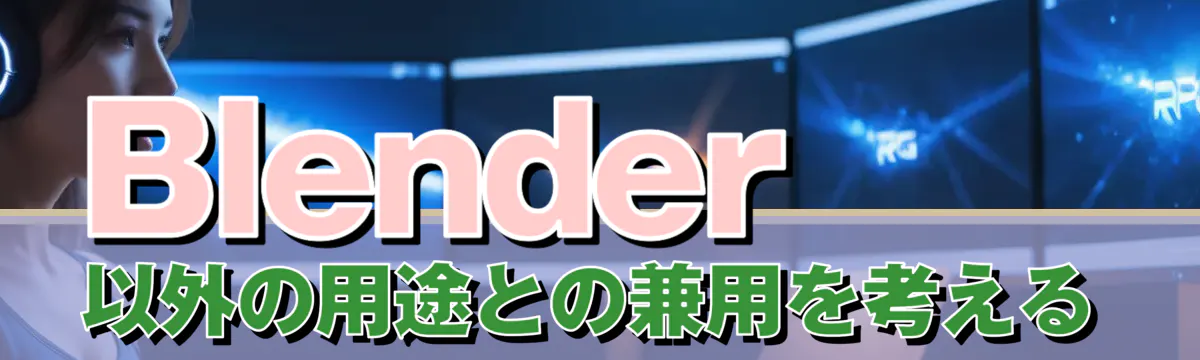 Blender以外の用途との兼用を考える
