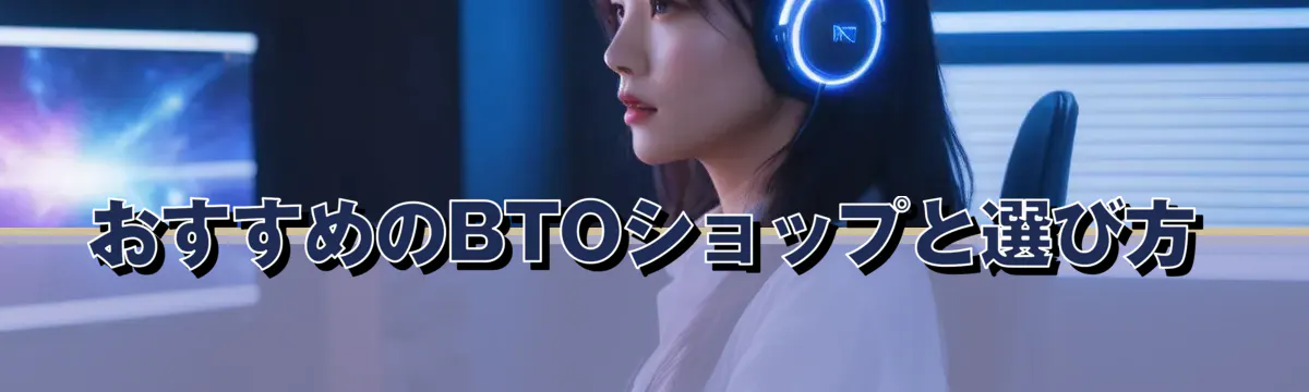 おすすめのBTOショップと選び方